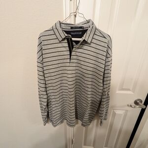 Tommy Bahama Gray Striped Men's Shirt